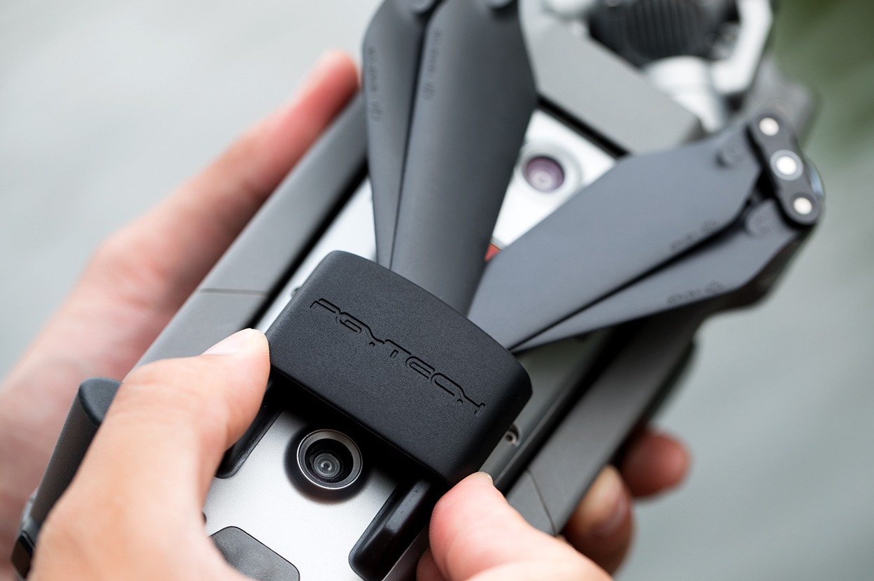 Protetor e Trava Hélices Drone DJI Mavic 2 Pro e Mavic 2 Zoom - Pgytech REEMBALADO