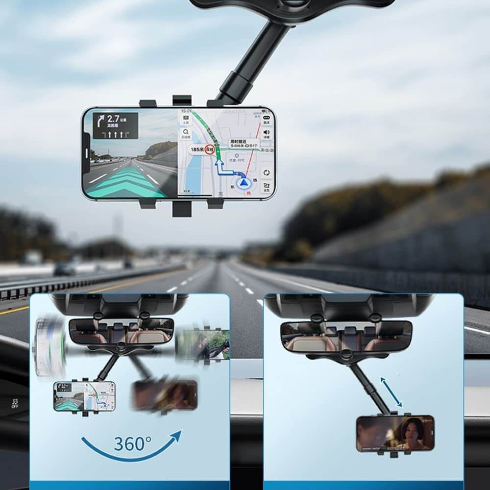 Suporte de Celular Universal para Retrovisor de Carro
