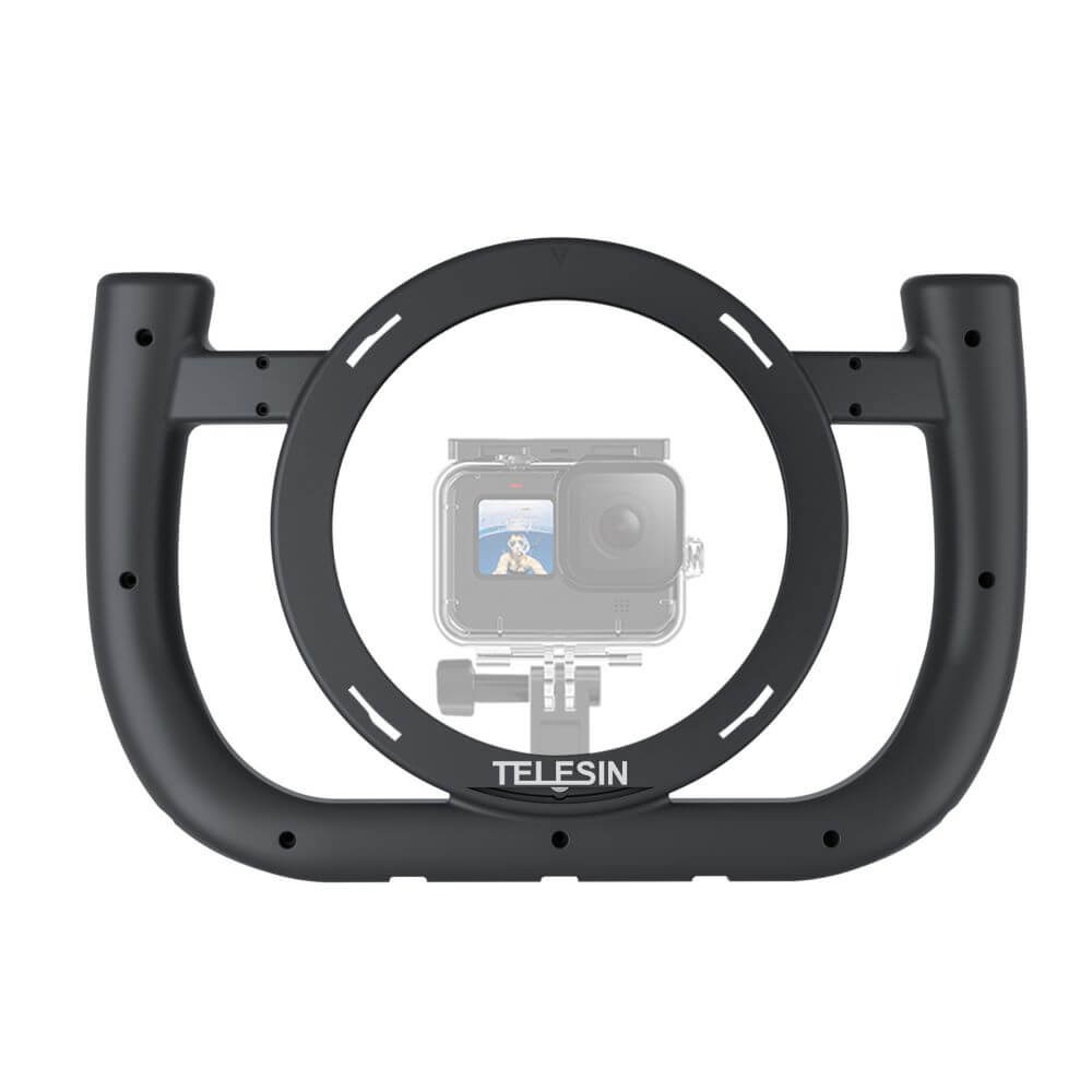 Dome para GoPro Hero 13 / 12 / 11 / 10 / 9 Black com Suporte Manual - Telesin