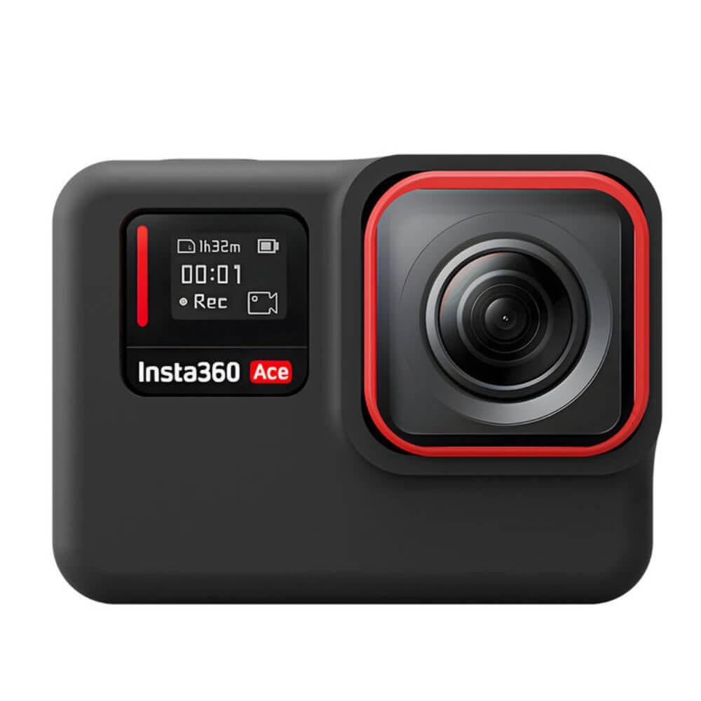 Capa de Silicone para Insta360 Ace + Tampa Lente e Display - Telesin