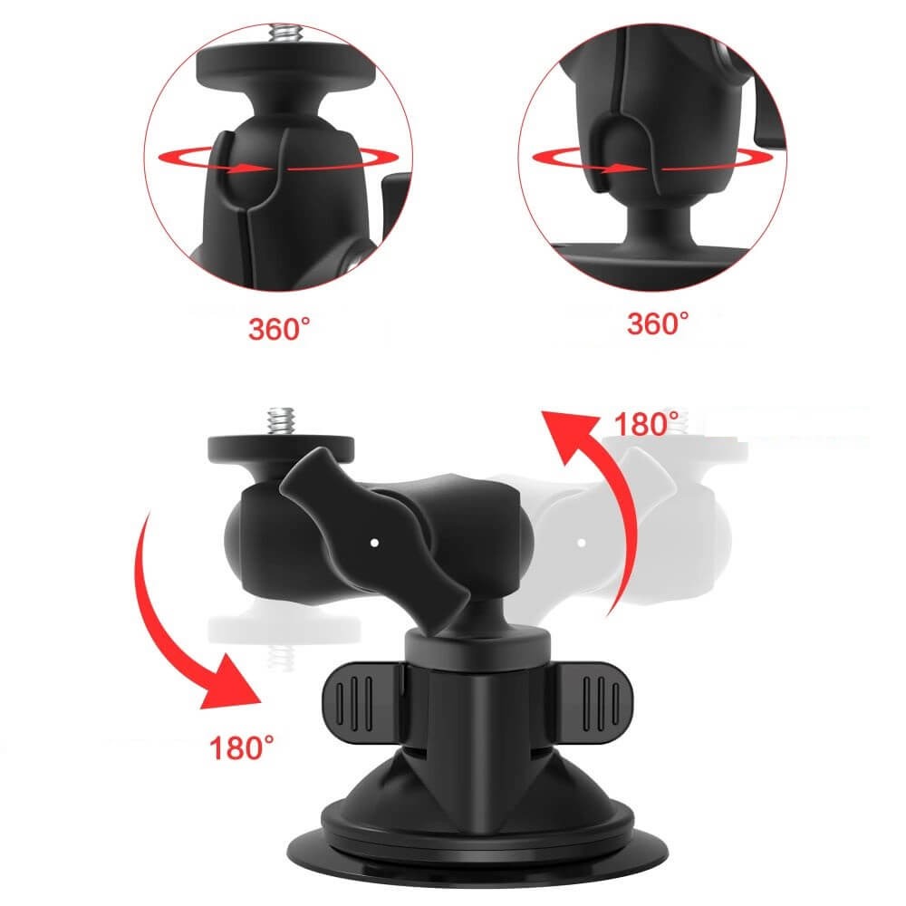 Suporte Ventosa para GoPro e Câmeras Compactas
