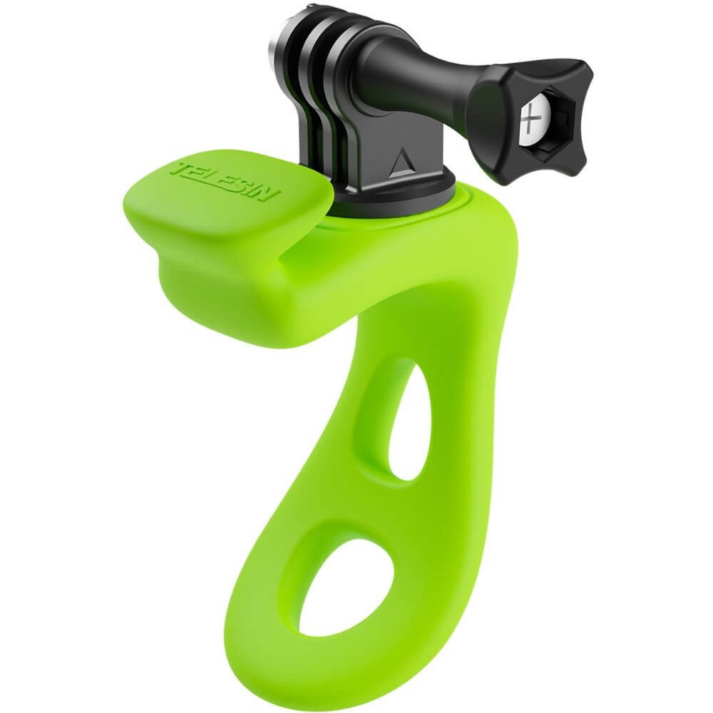Suporte de Guidão ou Barra Tubular para GoPro Cor Verde - Telesin
