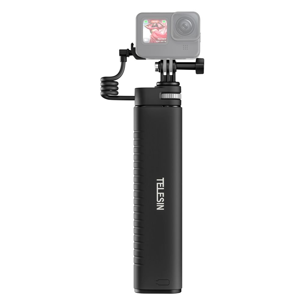 Bastão Extensor com Power Bank Integrado 10000mAh para GoPro - Telesin