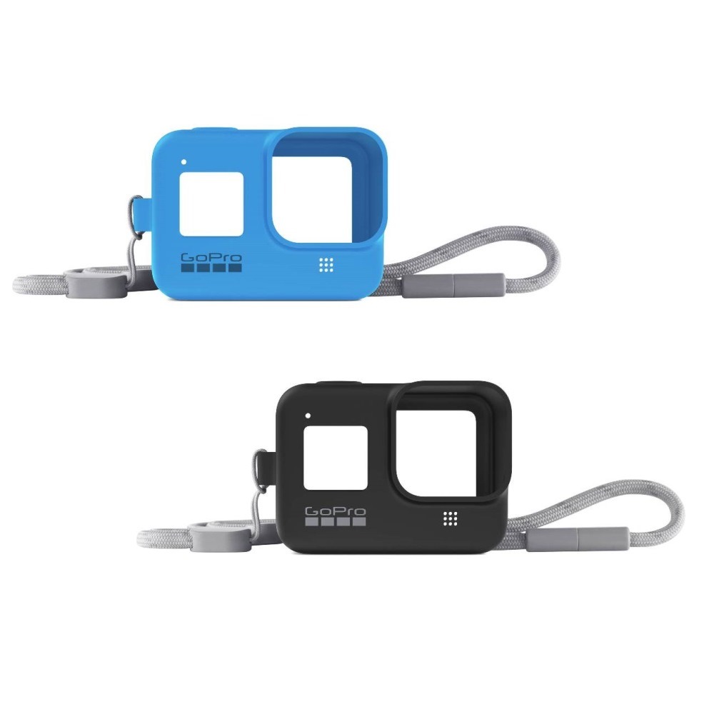 Capa Silicone GoPro Hero 8 + Cordão Ajustável - Sleeve + Lanyard