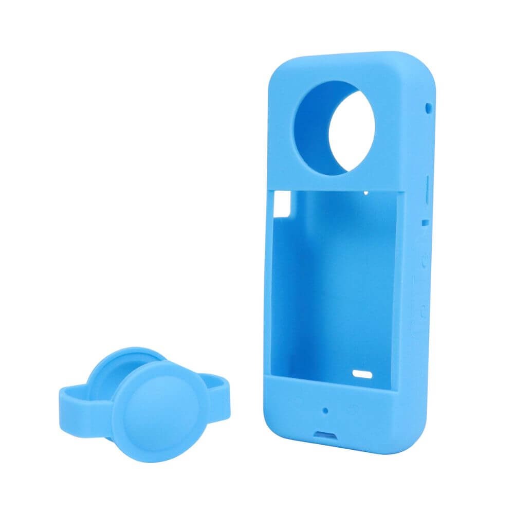Case Capa de Silicone para Câmera Insta360 X3 + Protetor de Lente