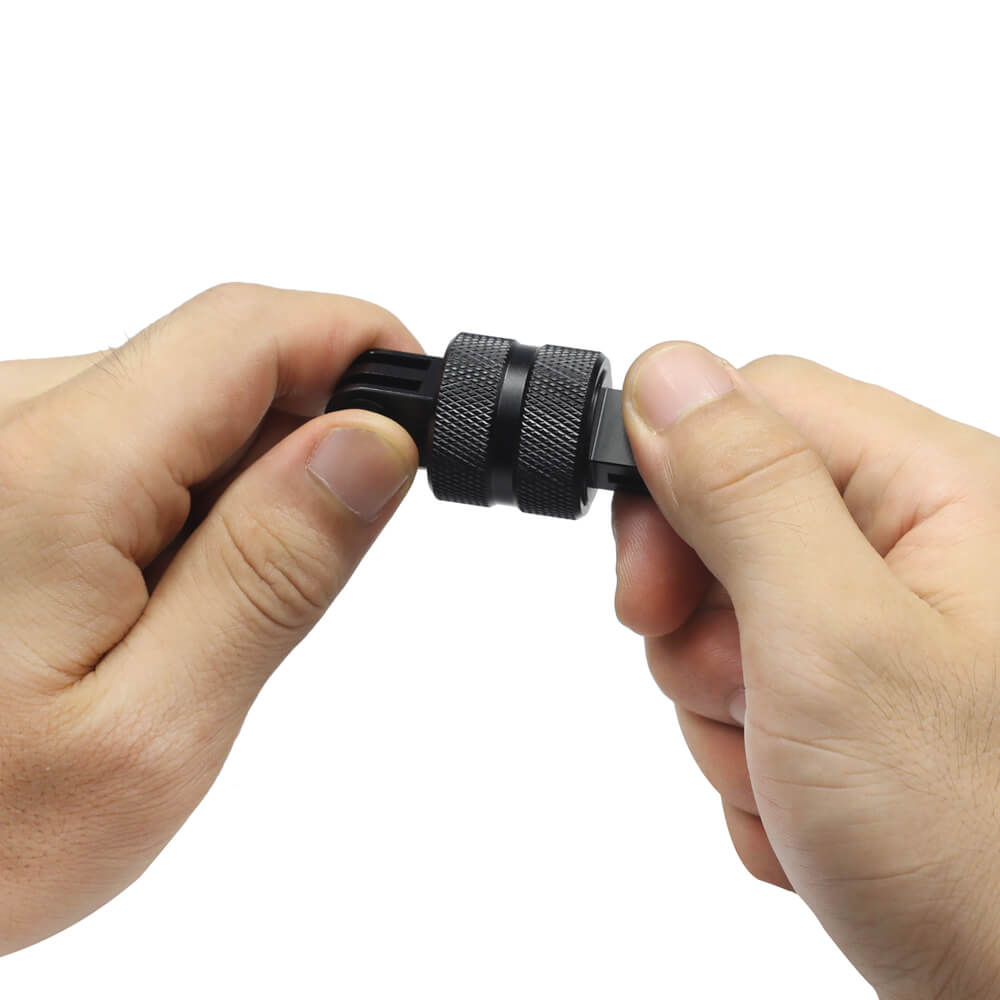 Suporte Adaptador Giratório GoPro e Câmeras Similares em Alumínio