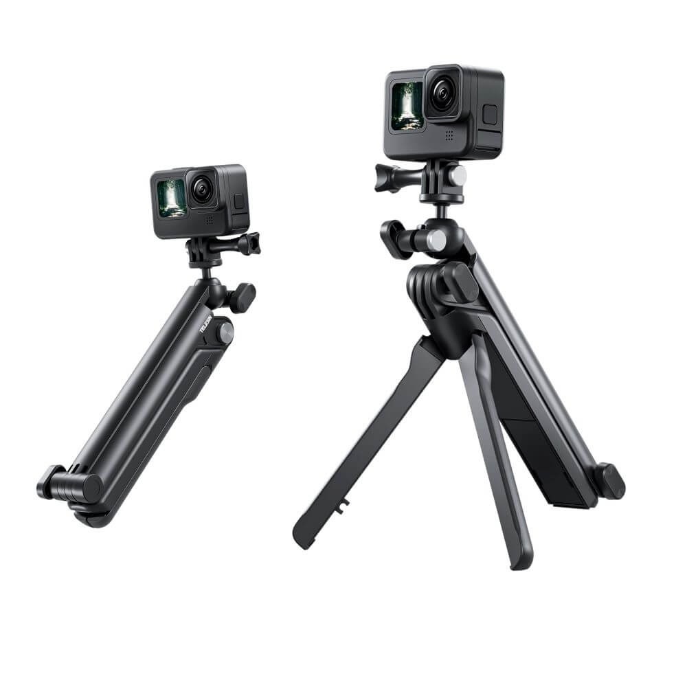 Bastão 3-Way para GoPro e Câmeras Similares - Telesin