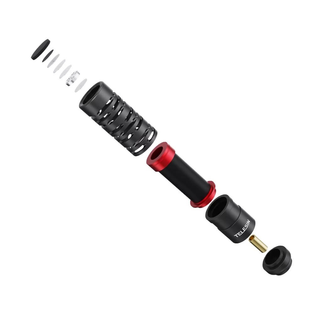 Microfone Externo Shotgun para Câmeras e Celulares - Telesin