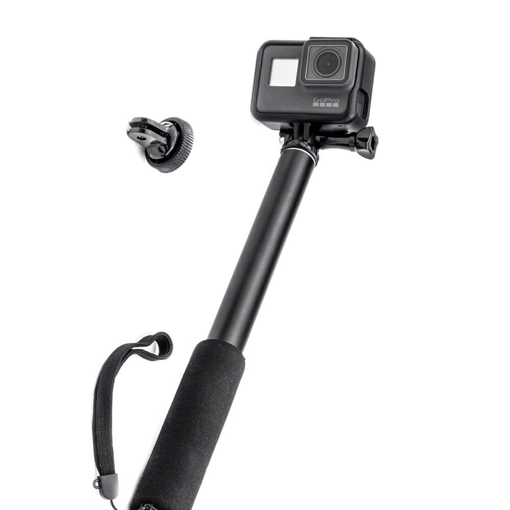 Bastão Extensor Para GoPro e Câmeras com Encaixe 1/4 Polegadas