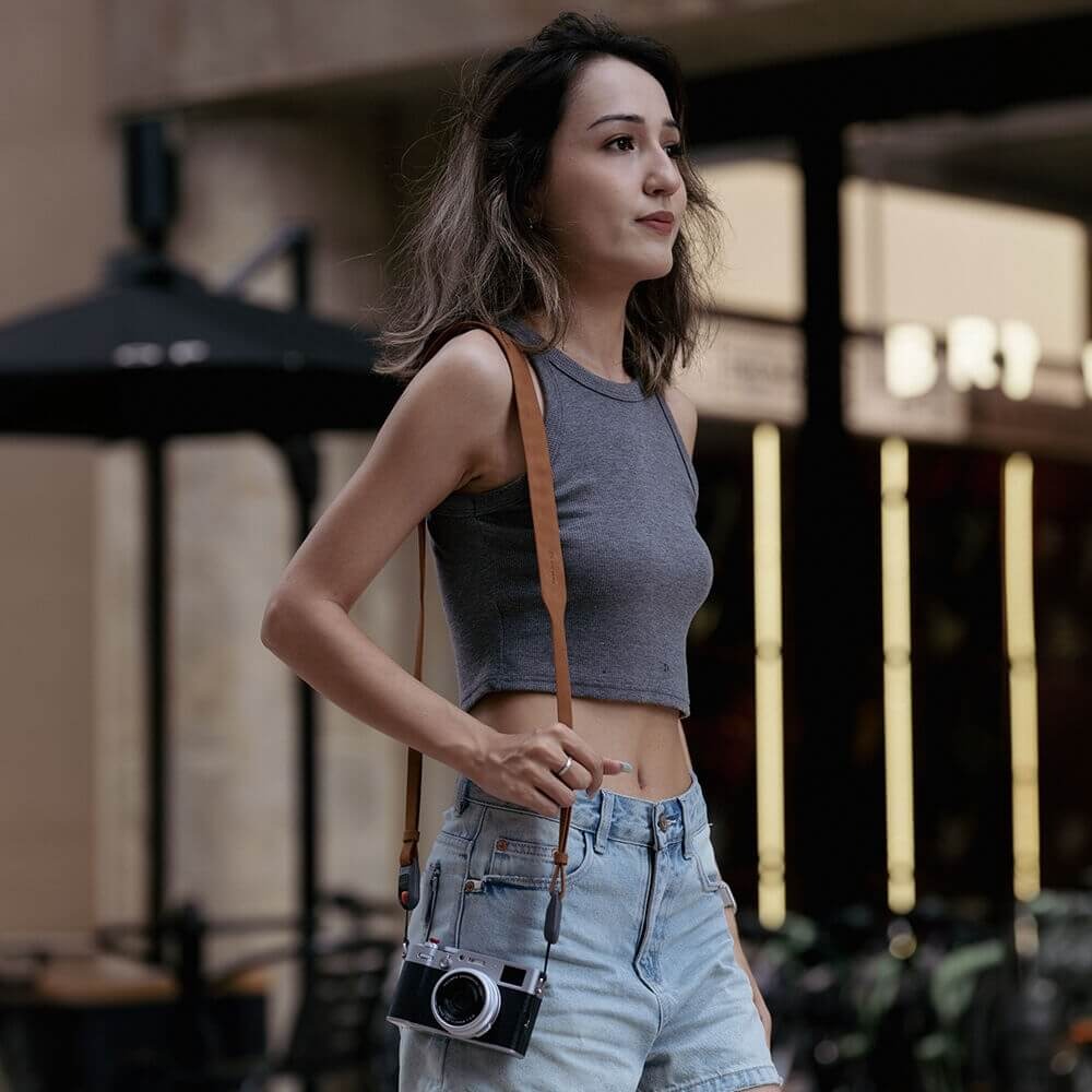 Alça de Ombro e Pescoço G para Transporte de Câmeras - Pgytech (Earth Brown) Alça de Ombro e Pescoço G para Transporte de Câmeras - Pgytech (Earth Brown)