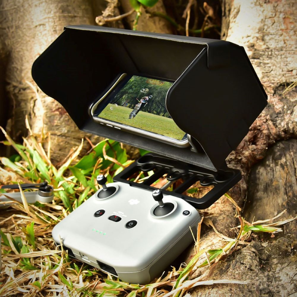 Suporte de Celular com Protetor de Sol em Controle de Drones - StartRC