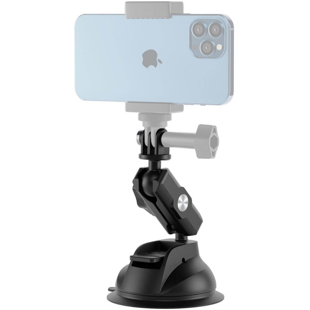 Suporte Ventosa para GoPro e Similares / Celular - Telesin