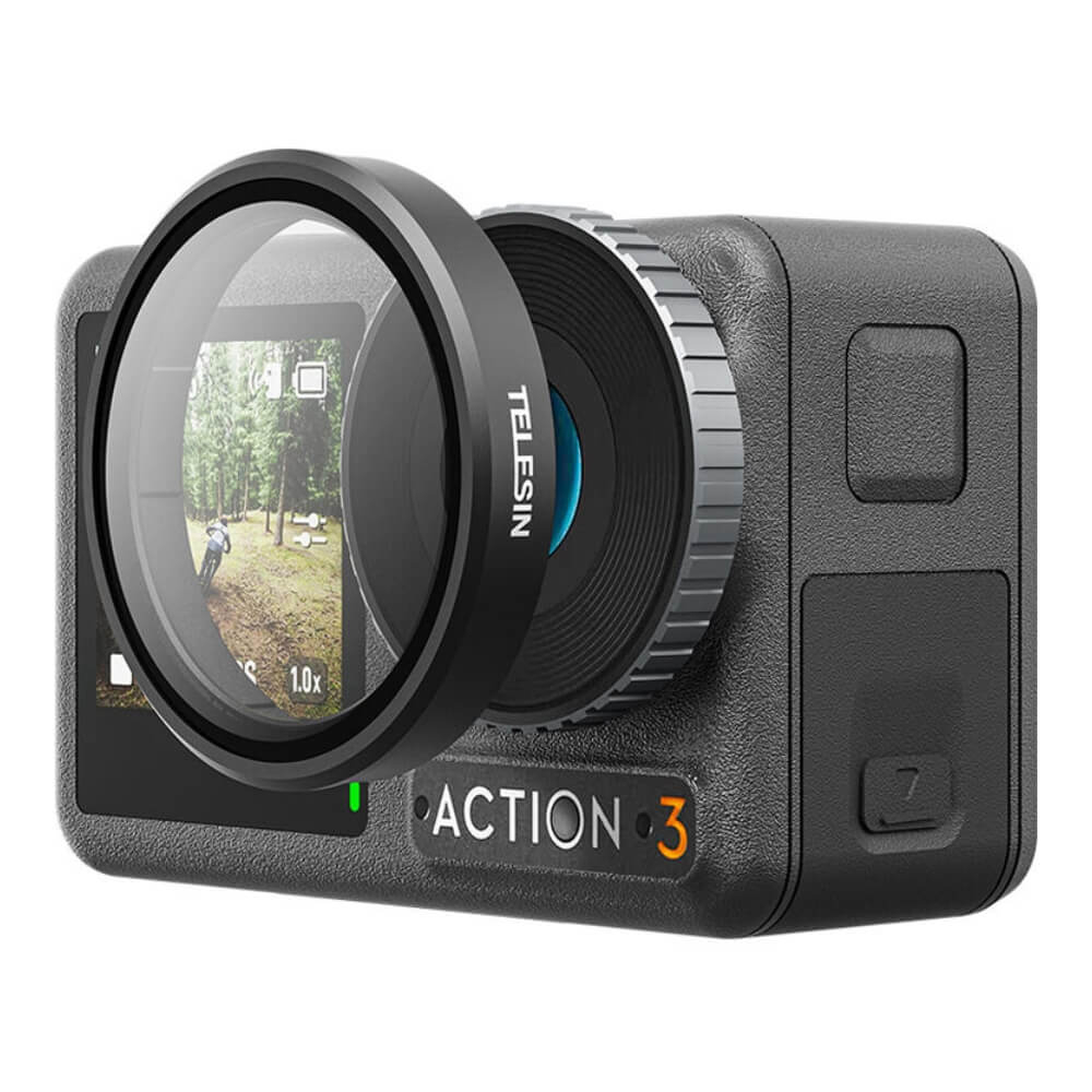 Kit de Filtros CPL e ND8/16/32 para DJI Osmo Action 3 / 4 / 5 Pro - Telesin