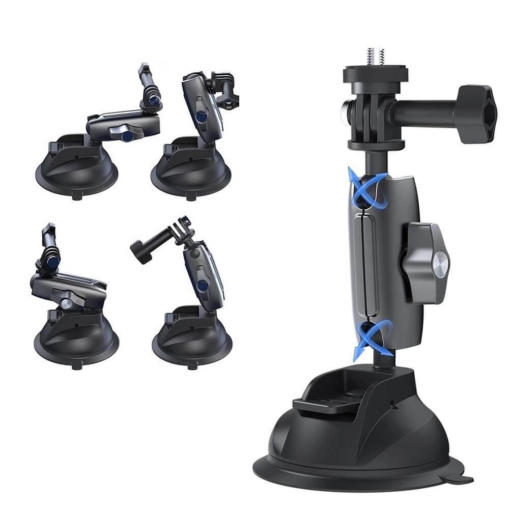 Suporte Ventosa para GoPro / Celular / Câmeras Compactas - Telesin