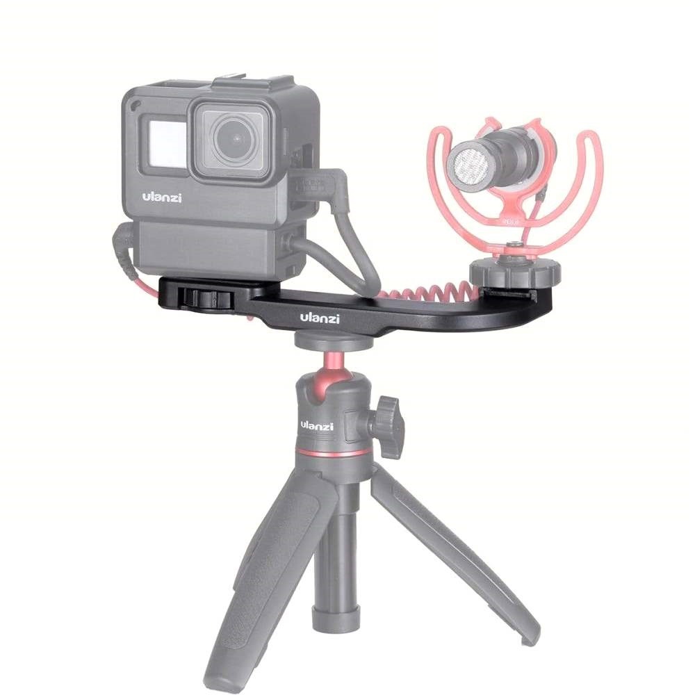 Suporte Duplo para Montagem de Câmeras / Microfones / Flashes - Ulanzi