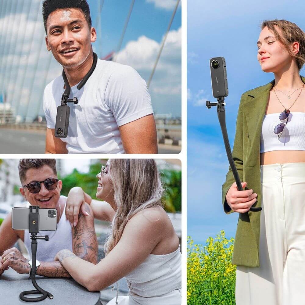Suporte Haste Flexível para Celular e GoPro - Telesin