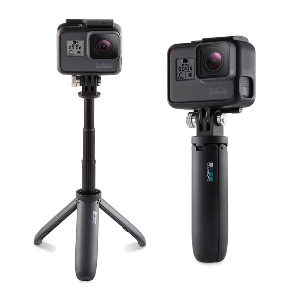 Kit Viagem GoPro - Bastão Shorty + Capa Case Sleeve + Estojo AKTTR-001