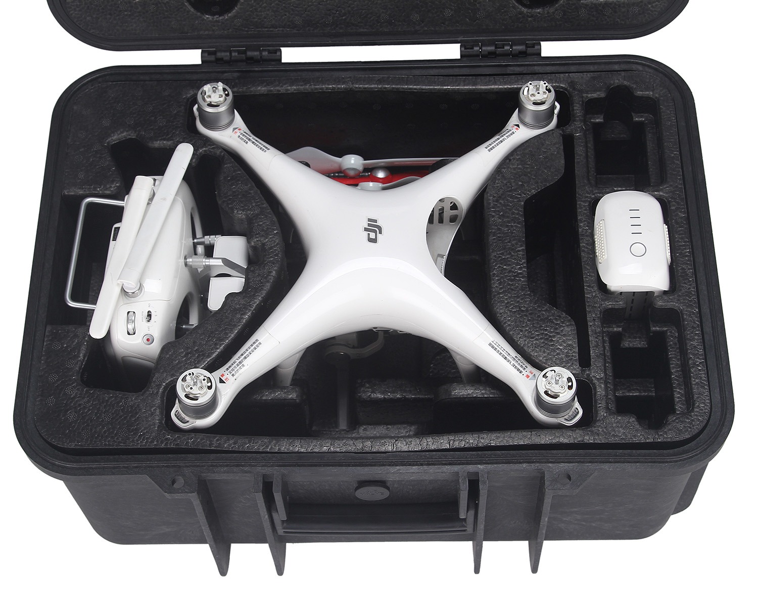 Case Maleta para Drone DJI Phantom 4 e Phantom 3 com Rodinhas - Cor Preto (falta fotos e ajuste interno)