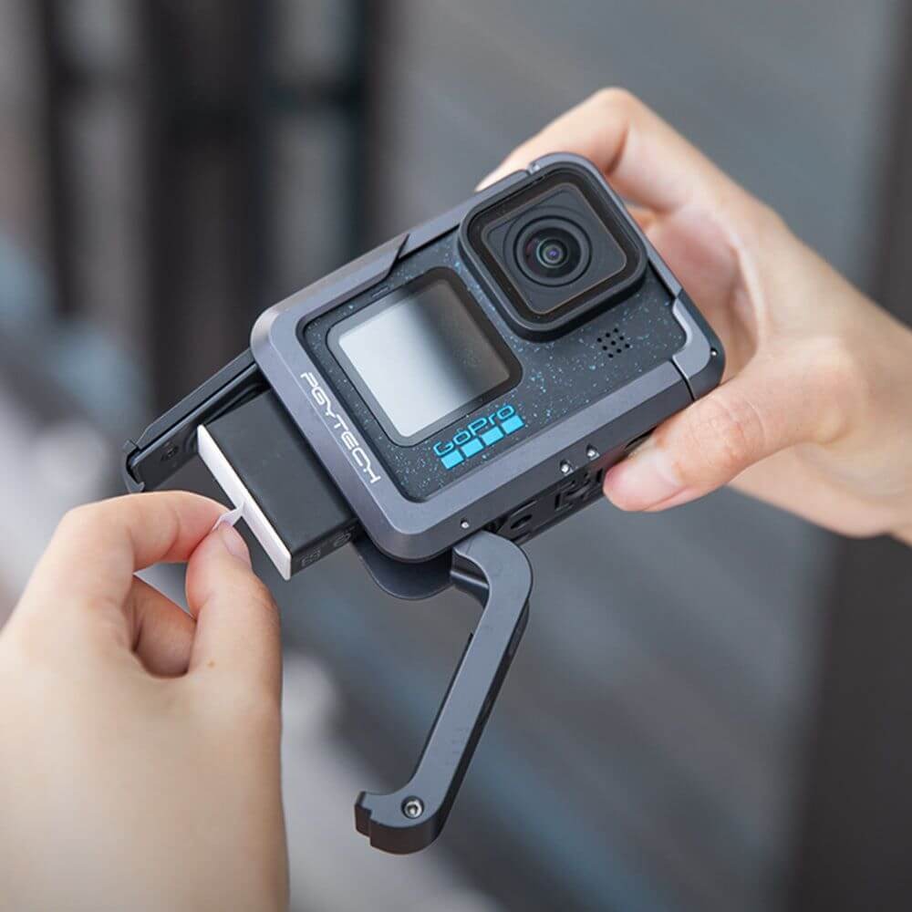 Suporte Frame para GoPro Hero 13 / 12 / 11 / 10 / 9 Black em Alumínio - Pgytech