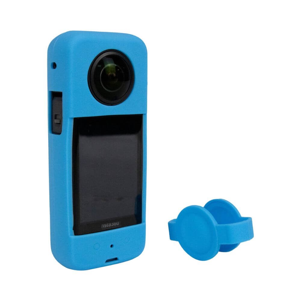 Case Capa de Silicone para Câmera Insta360 X3 + Protetor de Lente