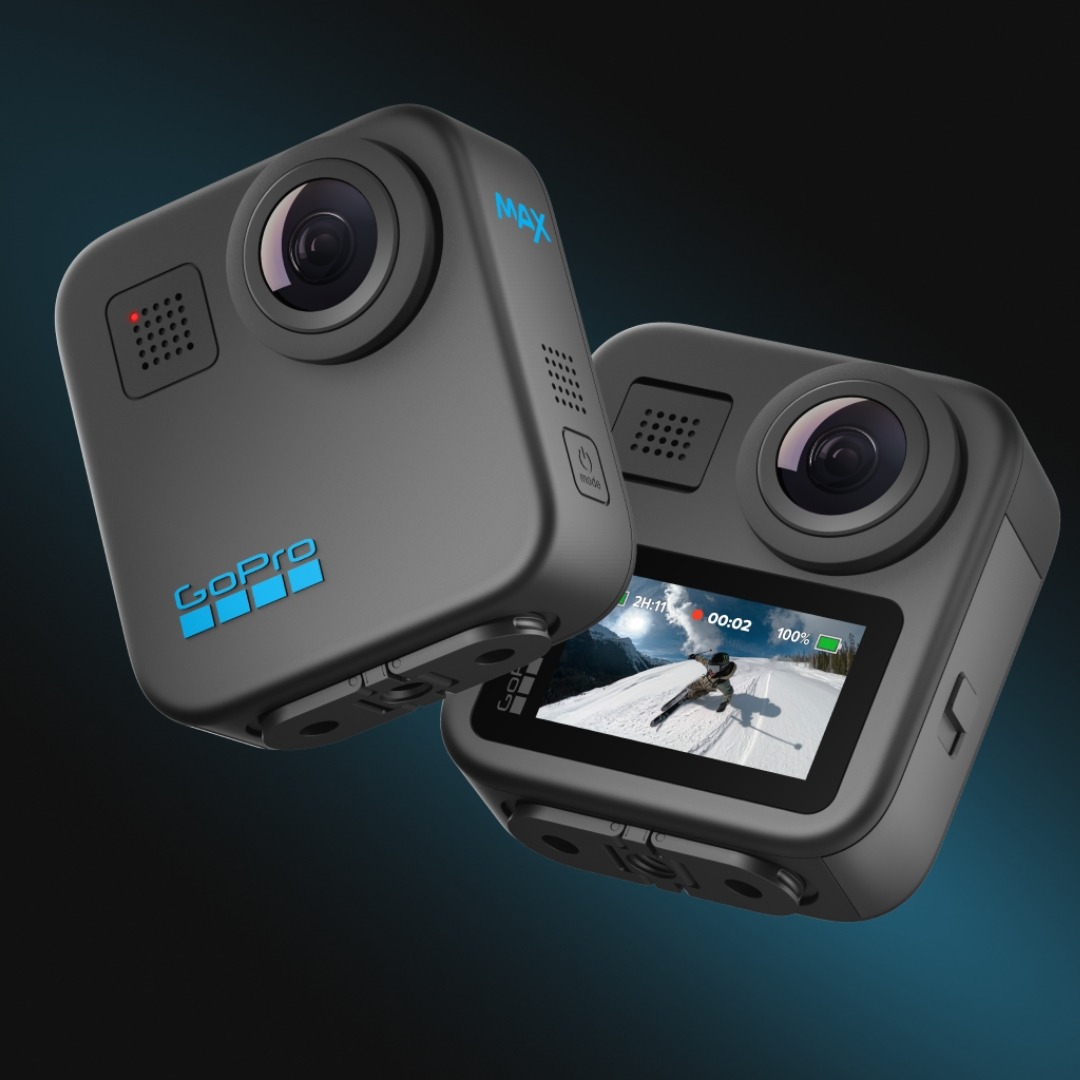 Câmera GoPro MAX 360 à Prova D’água 16.6MP 5.6K