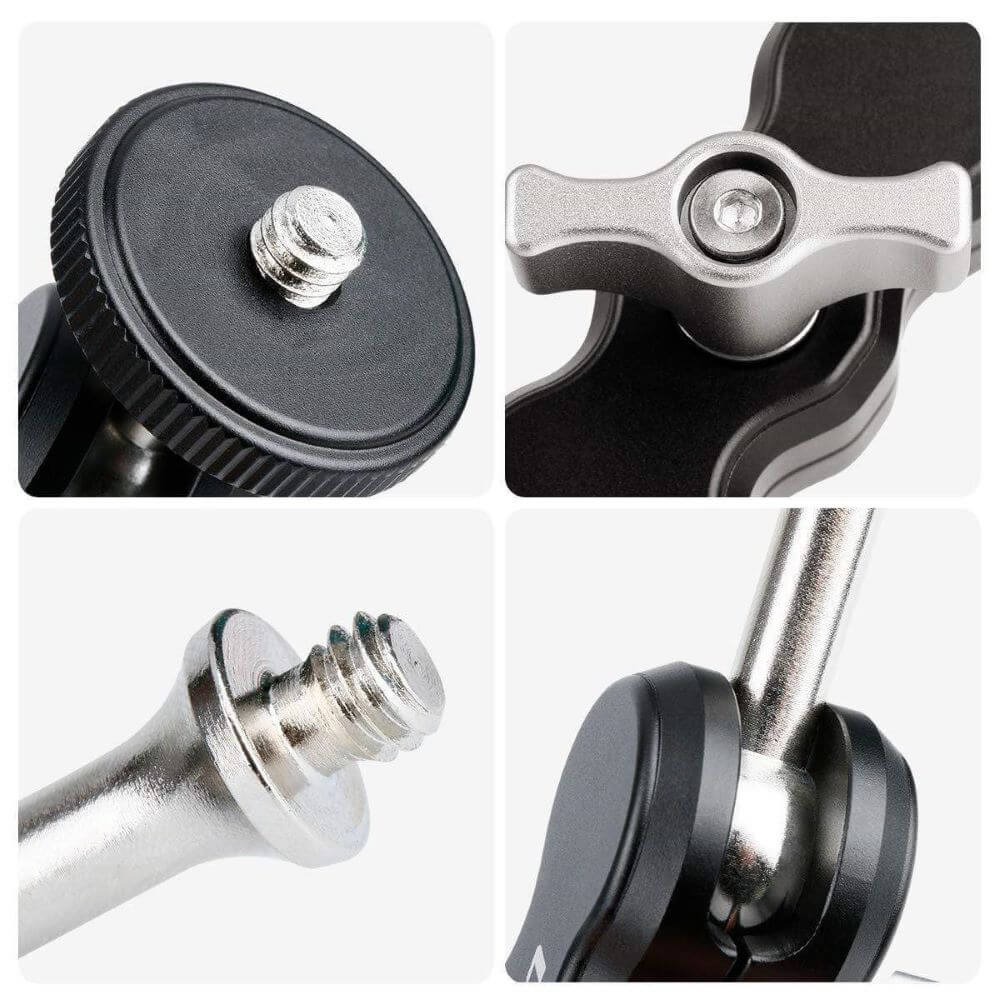 Adaptador de Montagem Articulável com Encaixe 1/4Polegadas - Ulanzi