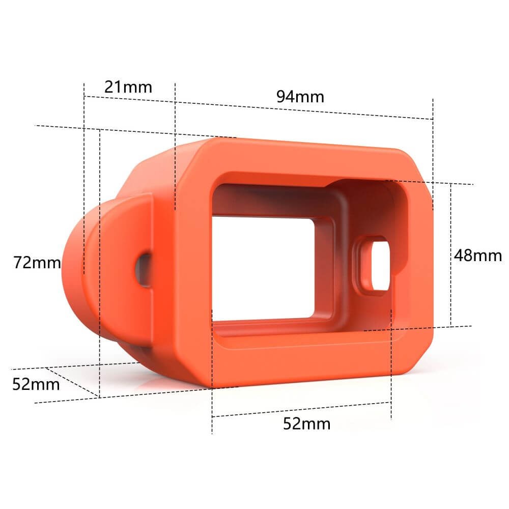 Boia Flutuadora para GoPro Hero 13 / 12 / 11 / 10 / 9 Black