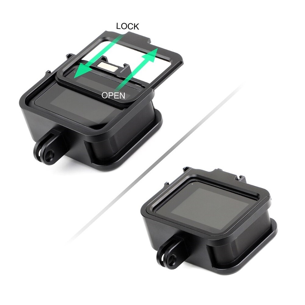Suporte Frame para GoPro Hero 8 Black com Encaixe para Led e Microfone