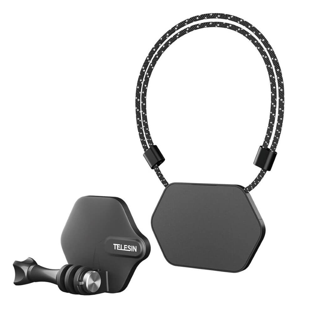 Suporte para Pescoço com Encaixe Magnético para GoPro - Telesin