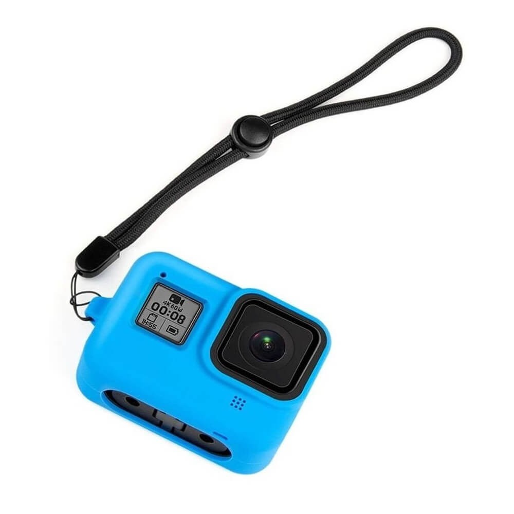 Capa de Silicone para GoPro Hero 8 Black + Cordão Ajustável
