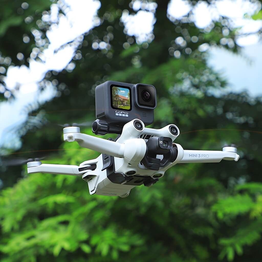 Suporte para GoPro e Câmeras Compactas em Drone DJI Mini 3 Pro - Sunnylife