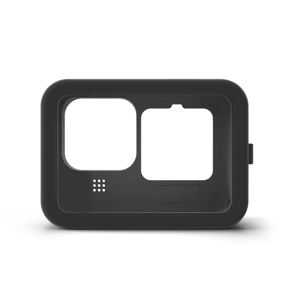 Capa de Silicone GoPro Hero 12 / 11 / 10 / 9 Black + Tampa para Lente + Cordão