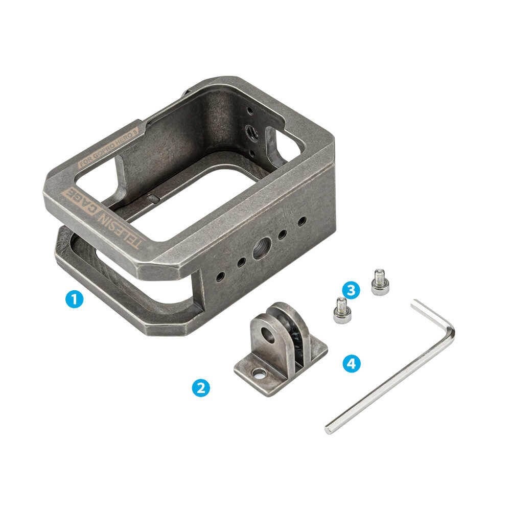 Suporte Frame para GoPro Hero 8 Black Horizontal ou Vertical Telesin