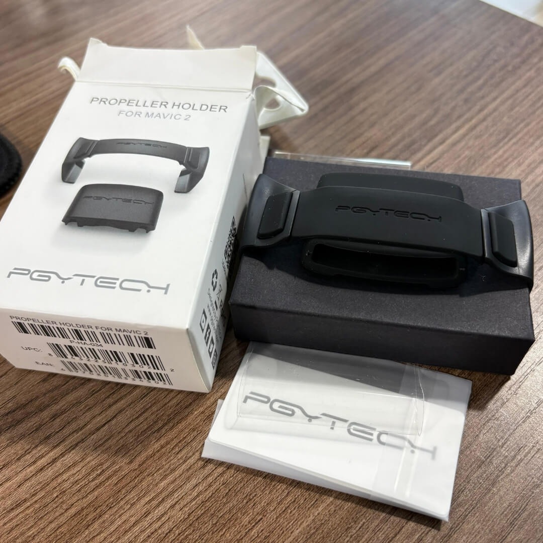 Protetor e Trava Hélices Drone DJI Mavic 2 Pro e Mavic 2 Zoom - Pgytech REEMBALADO