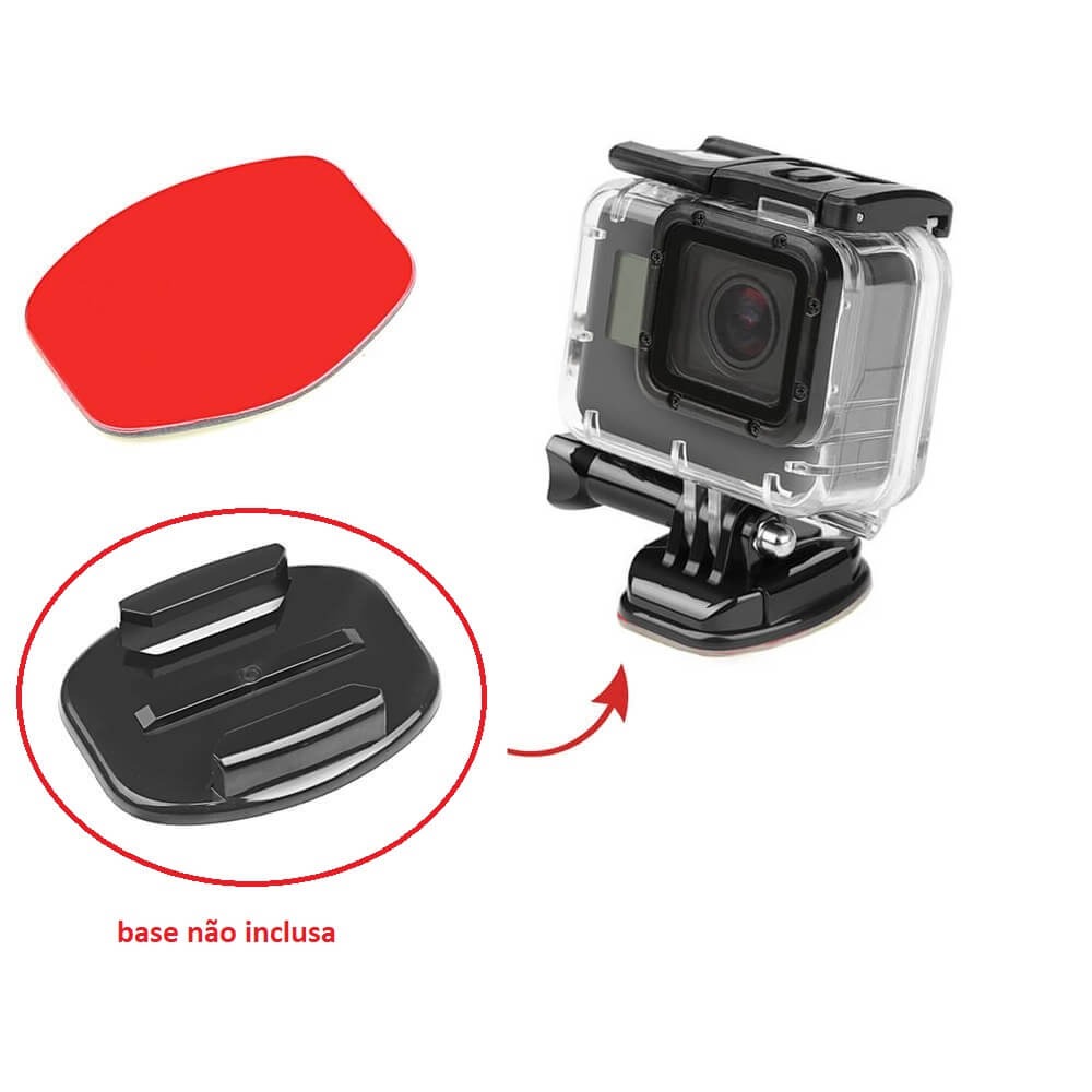 Kit de Adesivos Dupla Face Para Suporte Plano e Curvo de GoPro