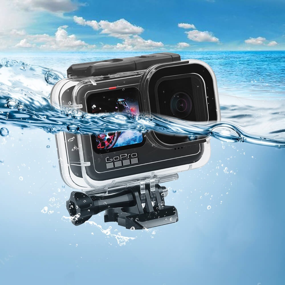 Caixa Estanque para GoPro Hero 13 / 12 / 11 / 10 / 9 Black 45m