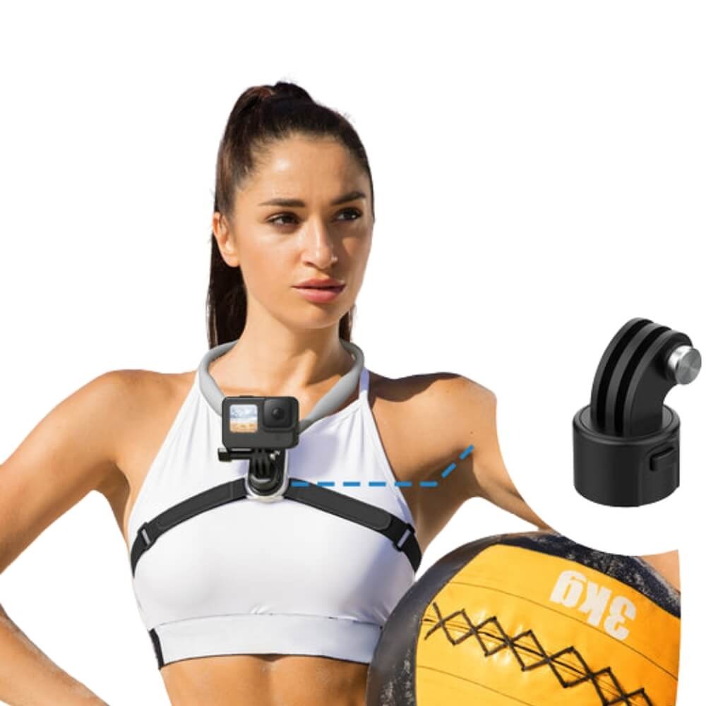 Alça de Pescoço com Engate Rápido para GoPro e Similares - Telesin