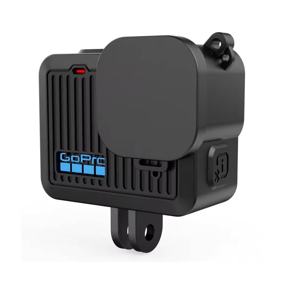 Kit de Proteção GoPro Hero 4k (2024) - Case de Silicone + Porta lateral + Película