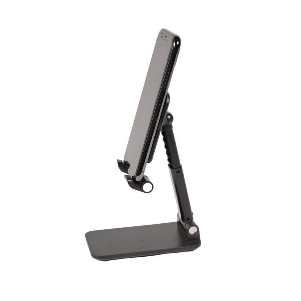 Suporte de Mesa Universal para Tablet e Celular - Cor Preto