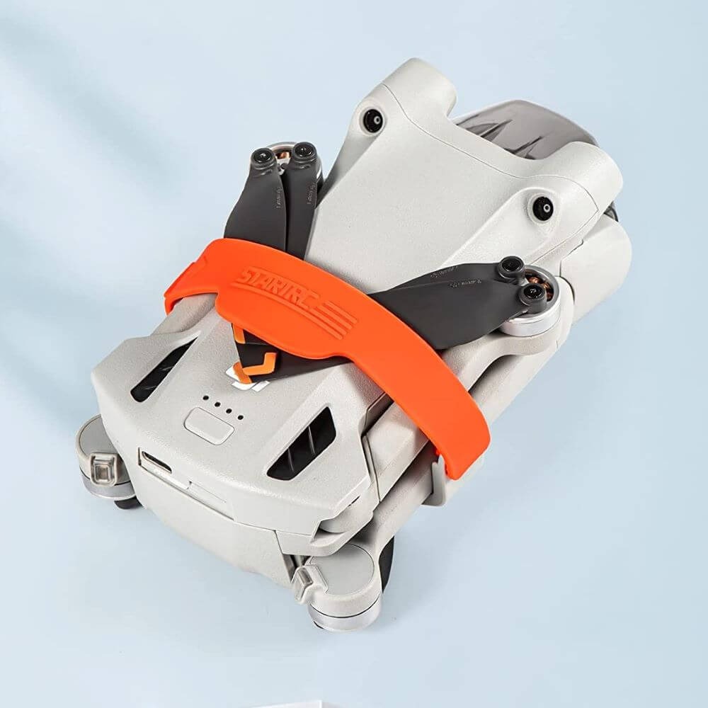 Protetor e Trava Hélices para Drone DJI Mini 3 Pro - StartRC Cor Laranja