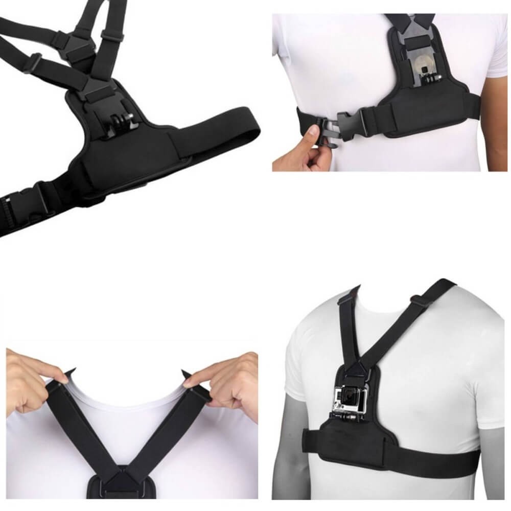 Suporte Peitoral para GoPro e Câmeras Similares