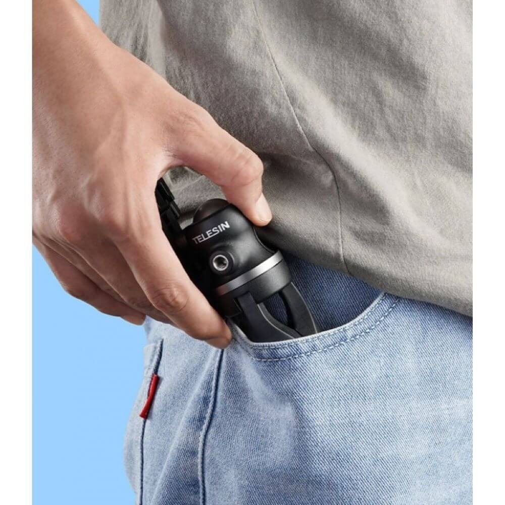 Tripé Extensível para Celular e Câmeras DSLR - Telesin