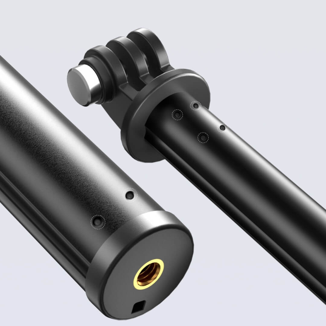 Bastão Extensor para Câmeras GoPro Dji Insta360 X2 / X3 / X4 / X5 - Telesin 150cm