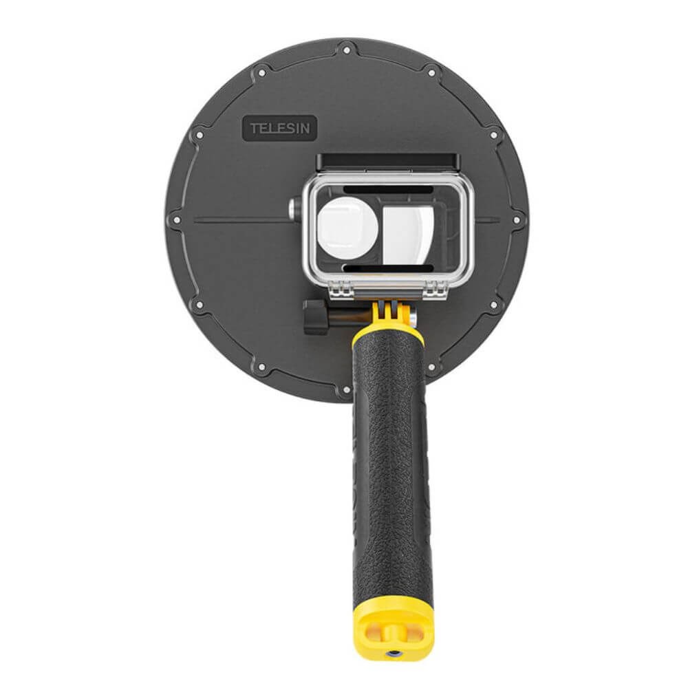 Dome para DJI Osmo Action 5 / 4 / 3 com Gatilho e Bastão Flutuante - Telesin