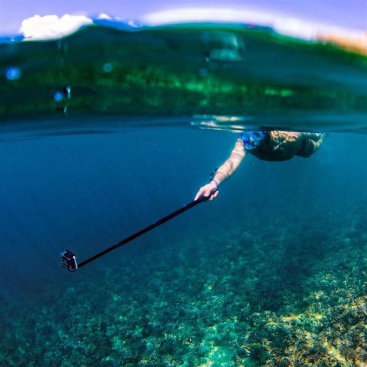 Bastão Extensor Para GoPro e Câmeras Similares em Alumínio
