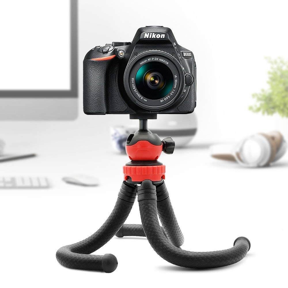Tripé para GoPro / Celular / Câmeras Compactas Octopus Flexível