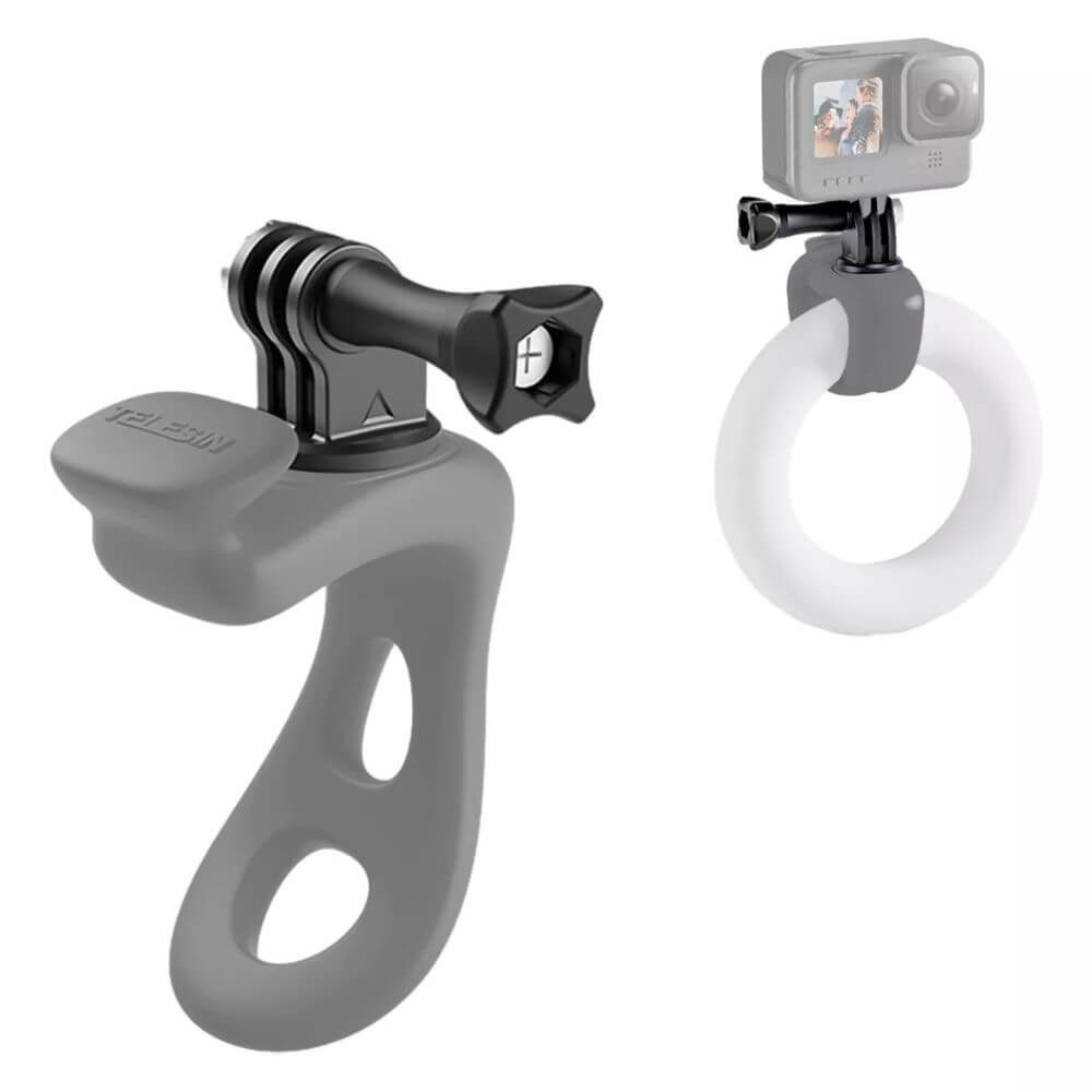 Suporte de Guidão ou Barra Tubular para GoPro Cor Cinza - Telesin