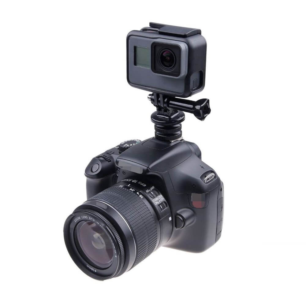 Adaptador para GoPro com Encaixe Tipo Sapata Câmeras DSLR