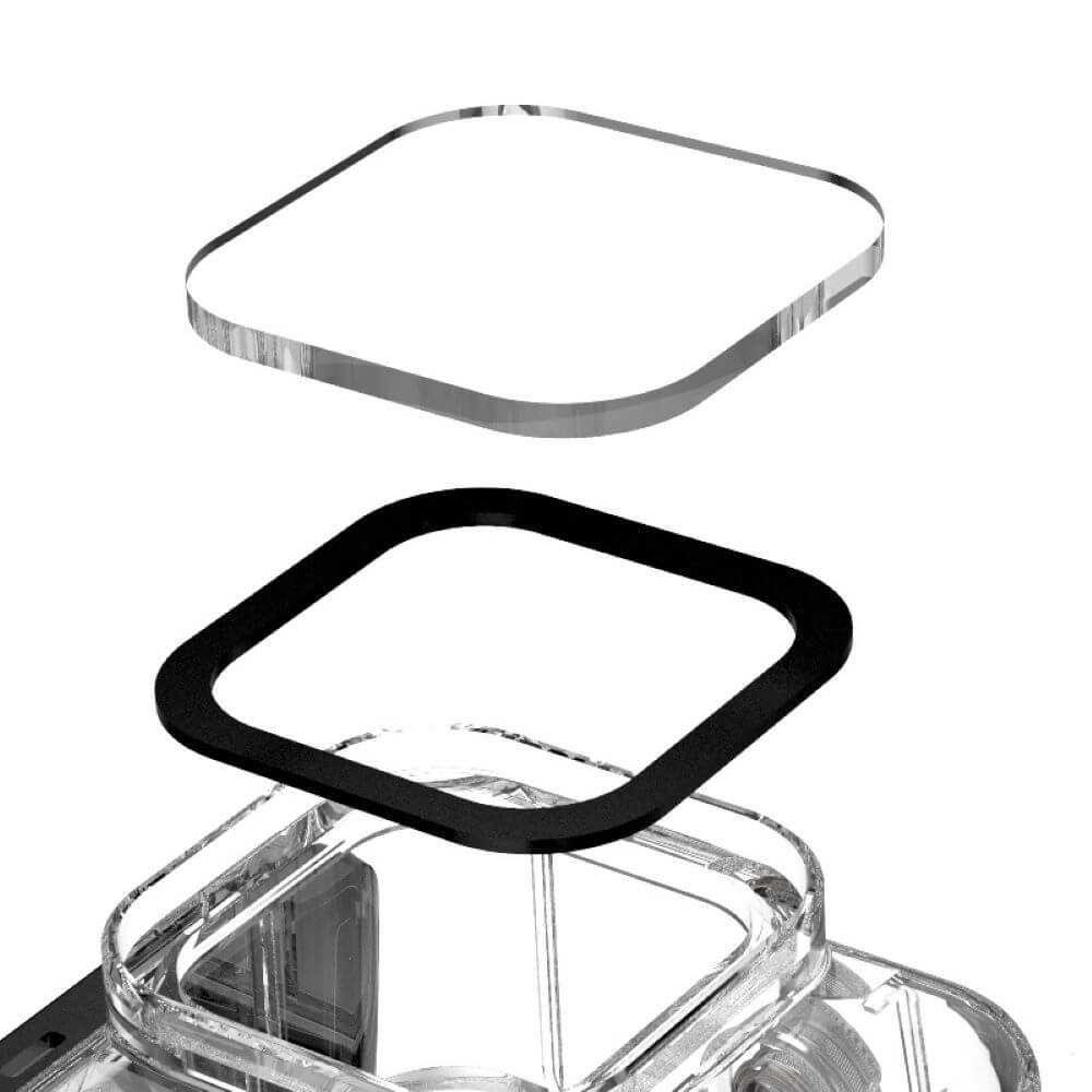 Caixa Estanque para GoPro Hero 13 / 12 / 11 / 10 / 9 Black - Telesin 45m