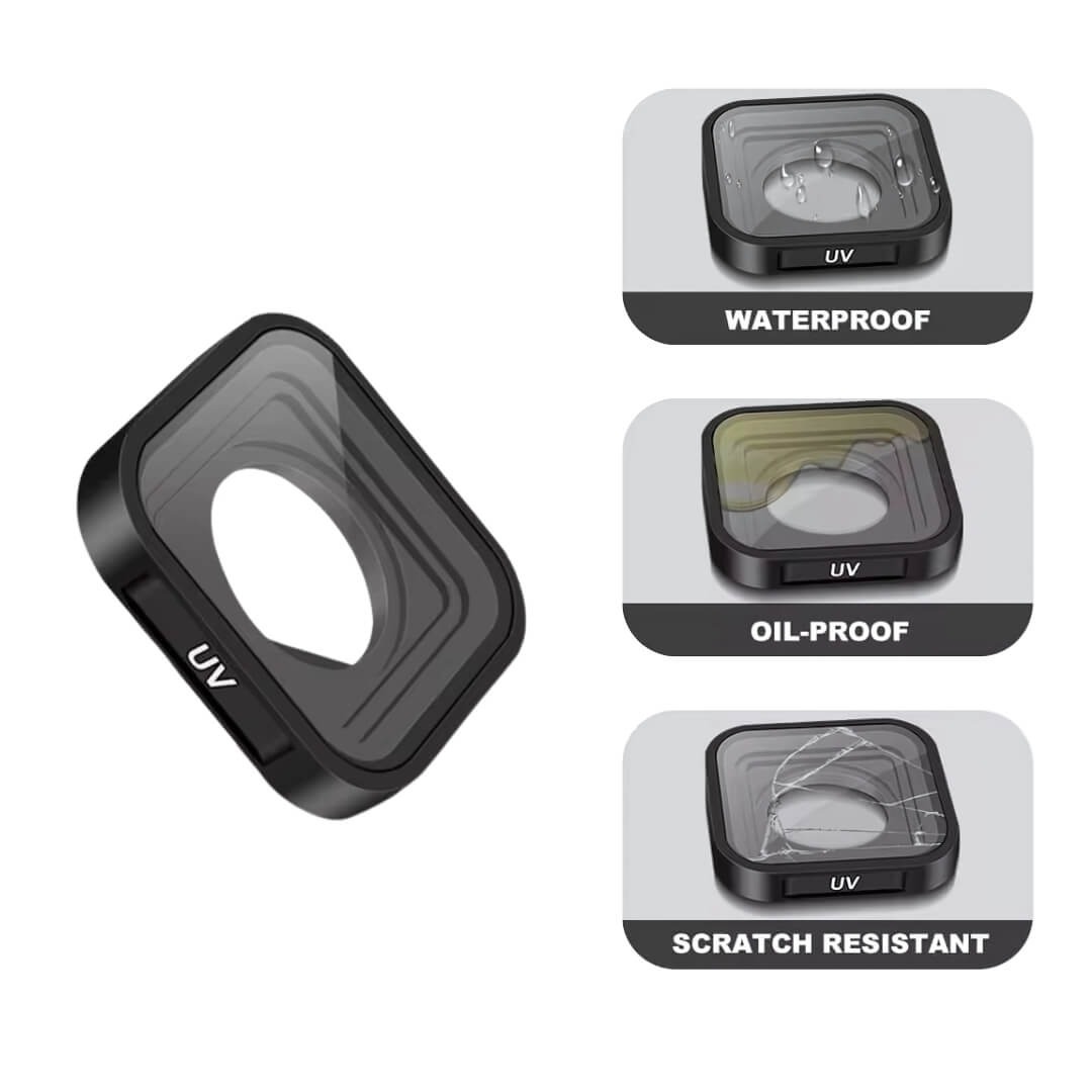 Lente de Reposição UV para GoPro Hero 13 / 12 /11 / 10 / 9 Black